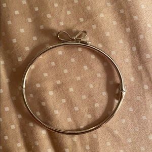 Kate Spade silver bow bangle